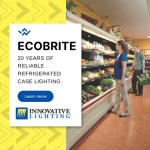 EcoBrite 20 Years, Refrigerated case lighting